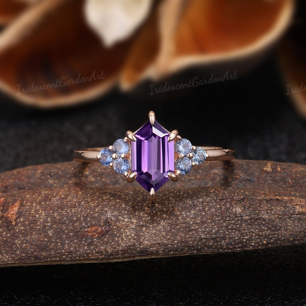 Amethyst Pt900アメシスト ダイヤモンドリング(NO.304799) – JEX