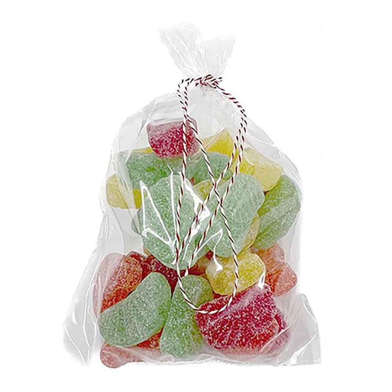 Zachary Fruit Slice Wedges Mixed Lemon, Orange, Cherry, Lime Candy