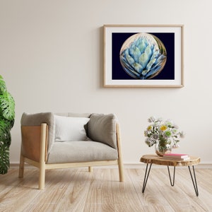 Printable Photo Art, Home Décor, Wall Art, Digital Download, Home & Office Wall Art, Photo Print, Navy, Tan, Brown Tones, Cactus, Succulent