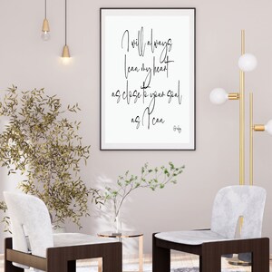 Inspirational, Love, I will always lean my heart, Hafiz Quote, Downloadable Transparent Background, Poster, Wall Art, Gift for him or her