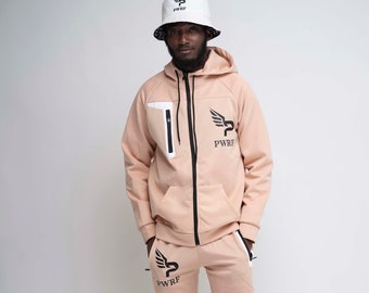 Unisex Zipper Tracksuit Sand