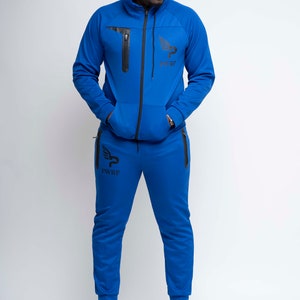 Unisex Zipper Tracksuit Blue image 5