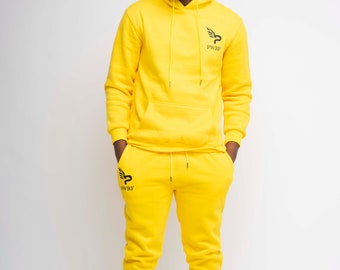 Unisex Hoodie Set Yellow