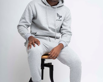 Unisex Hoodie Set Grey