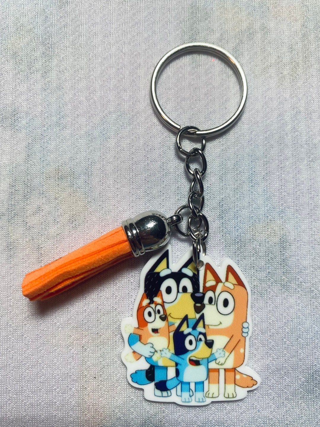 Bluey and Bingo Keychain Etsy