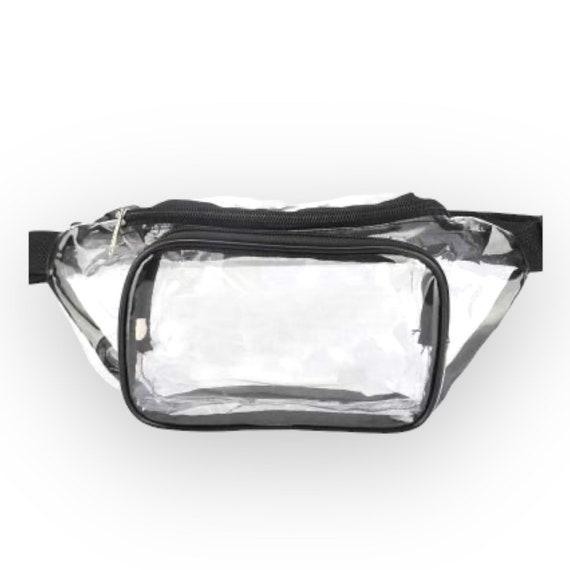 Clear plastic fanny pack sales