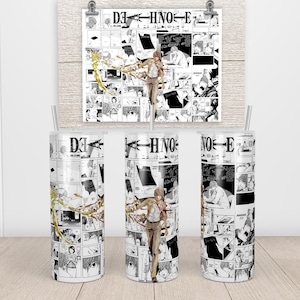 Anime Inspired  20 oz stainless-steel anime tumbler! Personalization is FREE!