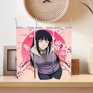 Anime Inspired 20 oz stainless-steel anime tumbler!