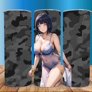 Anime Inspired 20 oz stainless-steel anime tumbler!
