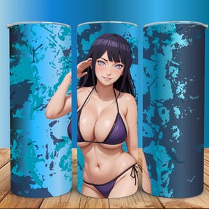 Anime Inspired 20 oz stainless-steel anime tumbler!