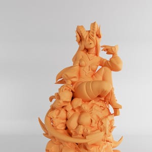 Female Bone Devil - Twin Goddess Miniatures - D&D - TTRPG - 32mm/75mm Miniature - Pathfinder - Unpainted -