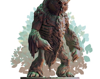 Owlbeast Zombie OwlBear - D&D - TTRPG - 28mm Miniature - Pathfinder - Unpainted - Print My Minis