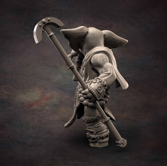 Loxodon Monk - D&D - Elephant - Monk - TTRPG - 32mm Miniature