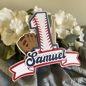 Baseball Cake Topper | Rookie of the year Cake Topper|Baseball first Cake Topper | Baseball 1st Birthday| Baseball birthday | Baseball party