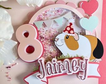 Guinea Pig Cake Topper | Guinea Pig Cake Topper |  Guinea Pig  Birthday | Guinea Pig Birthday Decor | Guinea Pig Party Decor | Guinea pig