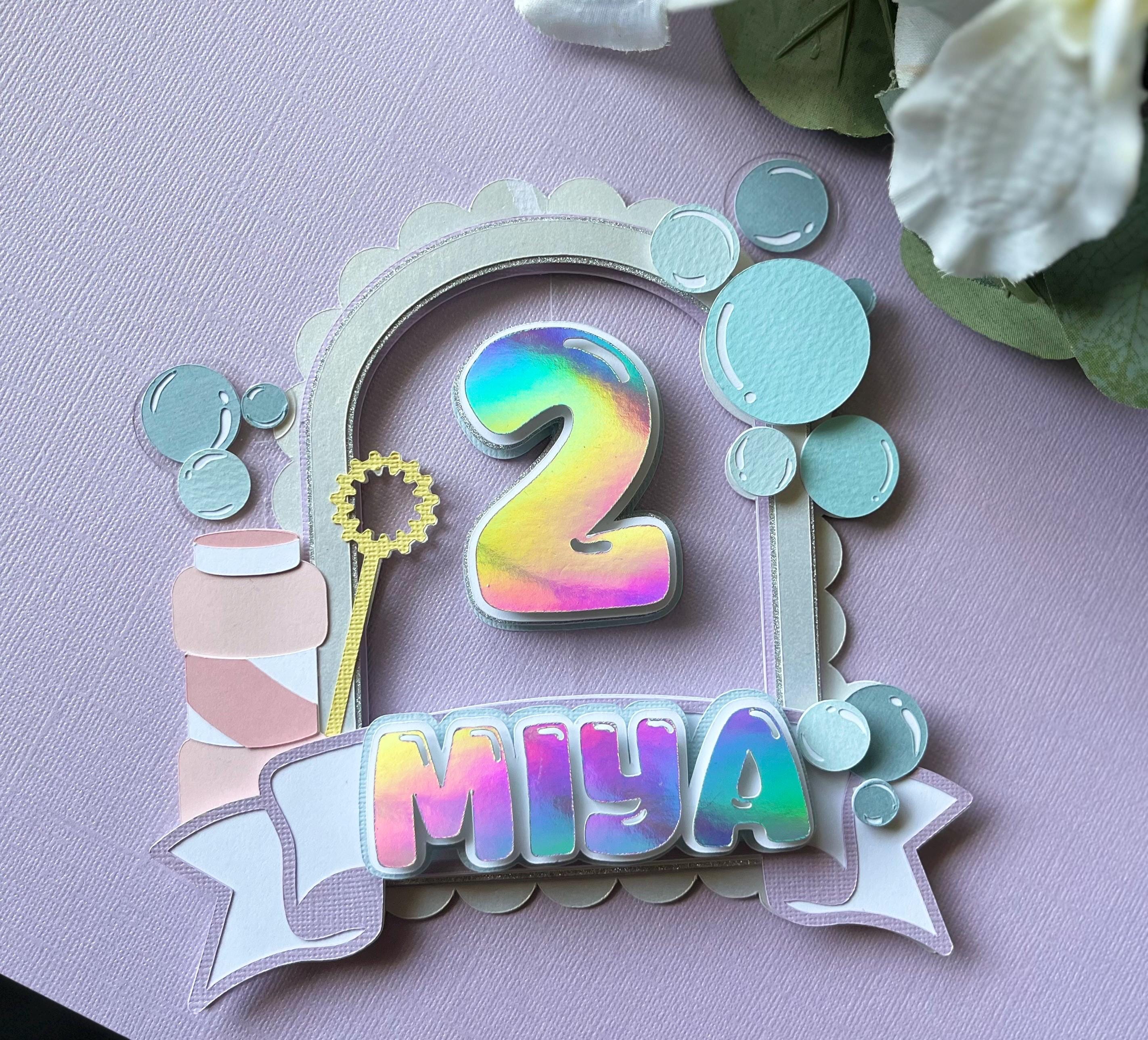 Bubble Party Cake Topper| Bubbles Cake Topper | Bubbles Birthday | Pop on Over Cake topper | Bubble Party