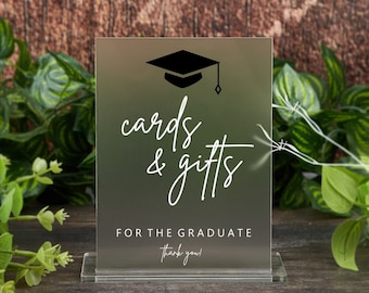 Graduation Cards & Gifts Sign,Grad Party Sign,College High School Grad,Class of 2024 Table Sign,Guestbook Sign,2024 Graduation Decor