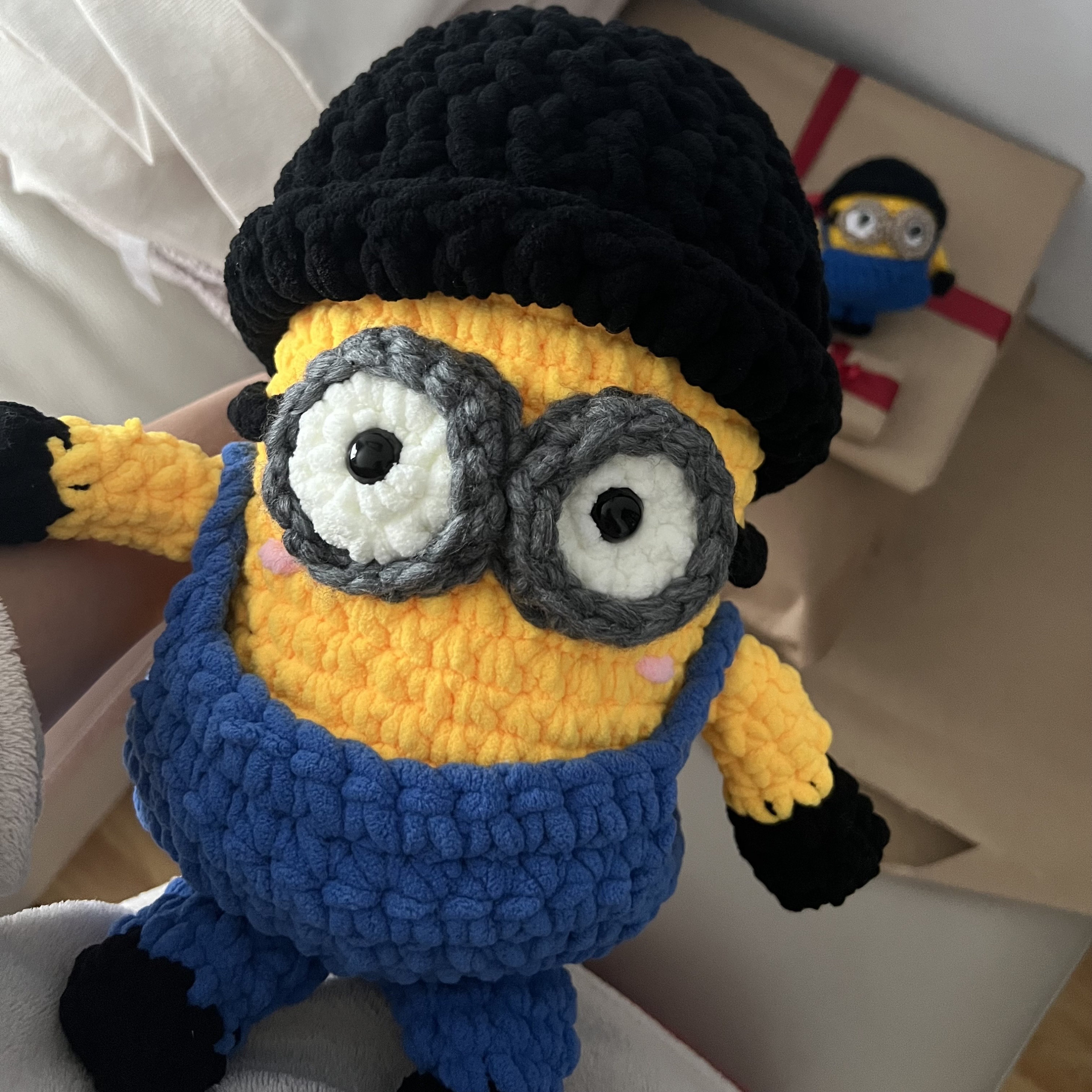 BBL Beanie Bob Crochet Pattern, Minion Amigurumi Plushie (PDF) - Etsy