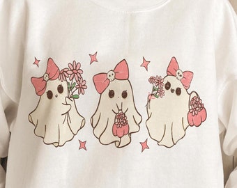Pink Ghost PNG, Ghost Collage Svg, Cute Pink Boo Svg, Mini Ghost Png, Cute Halloween Png Design, Ghost Halloween Png, Halloween Sublimation
