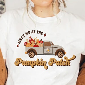 Meet Me at The Pumpkin Patch PNG, Fall Sublimation Design, Fall PNG Sublimation Pumpkin Truck Shirt Design, Autum Design, Fall Truck Png