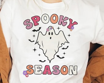 Spöklik säsong PNG, Halloween PNG sublimering, Retro Halloween PNG, Spöklik PNG, Spöklikt Spöke PNG, Spöklik Halloween Svg Pdf Dxf Eps