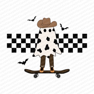 western cowboy ghost spooky season png