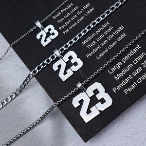 Sportnummerhanger, nummerketting heren, nummersieraden, gepersonaliseerd cadeau voor hem, jaarnummer ketting • Sieraden sportmannen • Honkbal