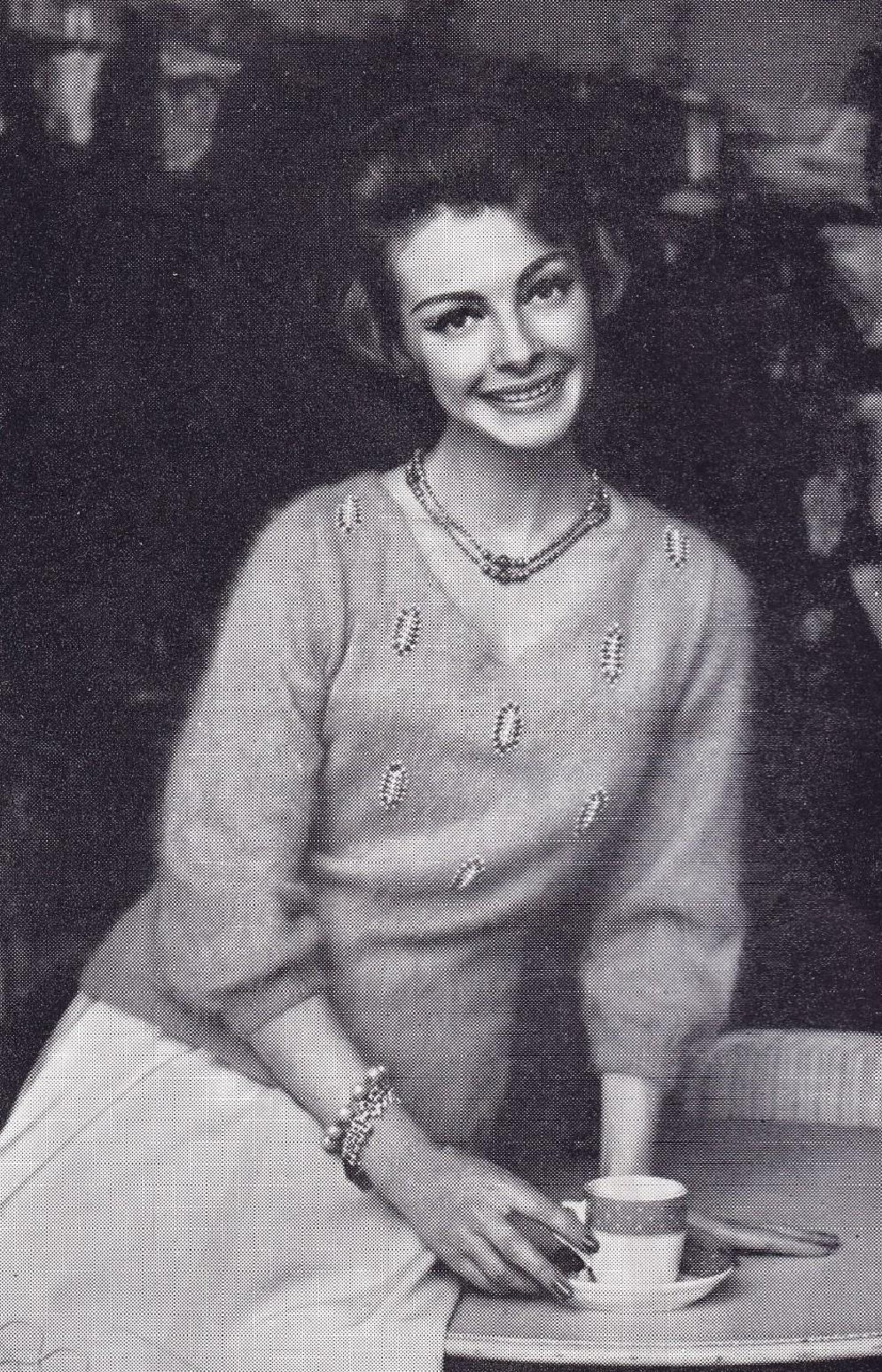 Ladies Pretty Beaded Angora Sweater, Vintage Knitting Pattern, PDF ...