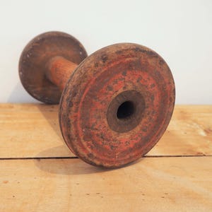 Vintage Holz-Textilfabrik-Klöppel/ Industrie-Spulen (einzeln erhältlich)