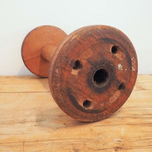 Vintage Holz-Textilfabrik-Klöppel/ Industrie-Spulen (einzeln erhältlich)