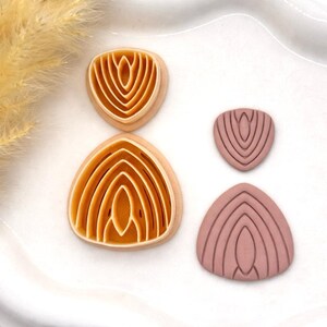 Boho arrow triangle Polymer Clay Cutter Set | Earring Jewelry Making Tool