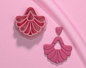 Scallop Polymer Clay Cutter Set | Earring Jewelry Tool