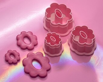 Scallop Shape Clay Cutter Set | Polymer Clay Earring Jewelry Tool