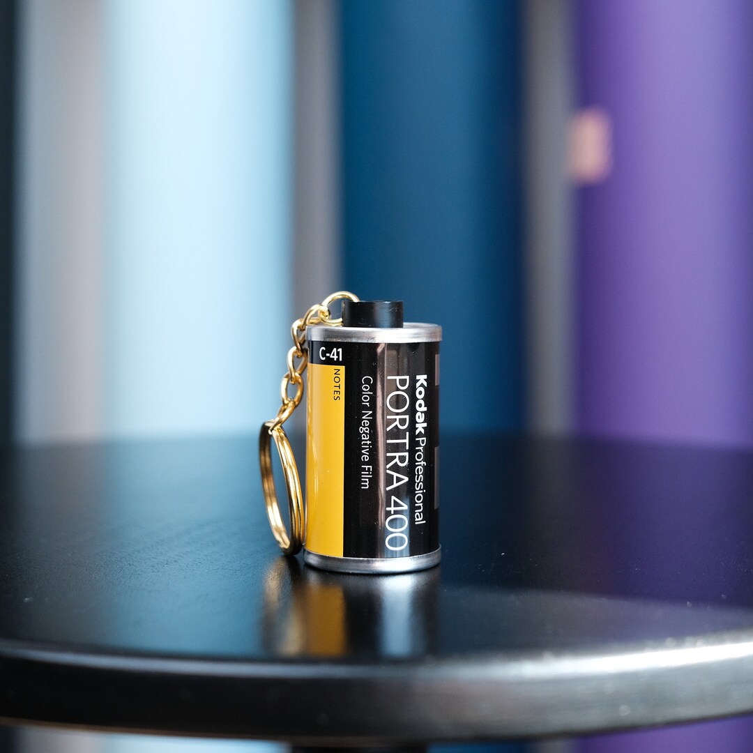 Kodak Portra 400 Film Canister Keychain Etsy