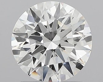 1,60 CT ronde lab-gegroeide diamant, losse ronde lab-gegroeide diamant, 1,6 CT E VVS2 ronde lab-gegroeide HPHT-diamant, IGI losse lab-gegroeide CVD-diamant