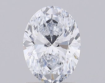 Oval Lab Grown Diamond, Loose Oval Lab Grown Diamond, 1.16CT G VVS EX Cut Oval Lab Grown Loose Diamond, IGI Certified Lab Grown Diamond