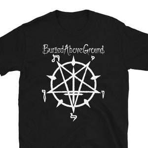 Chaos Symbol Shirt, Pentagram Shirt, Anti Religion Shirt, Satanic Shirt, Upside Down Cross Shirt, Gothic Devil Shirt