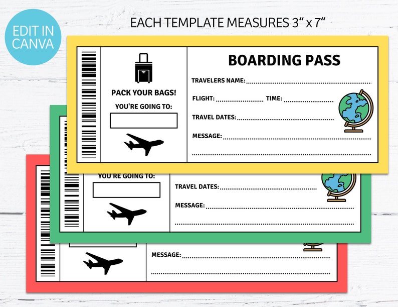 Editable Boarding Pass Boarding Pass Template Printable Etsy Canada Editable Boarding Pass Boarding Pass Template Printable Etsy Canada