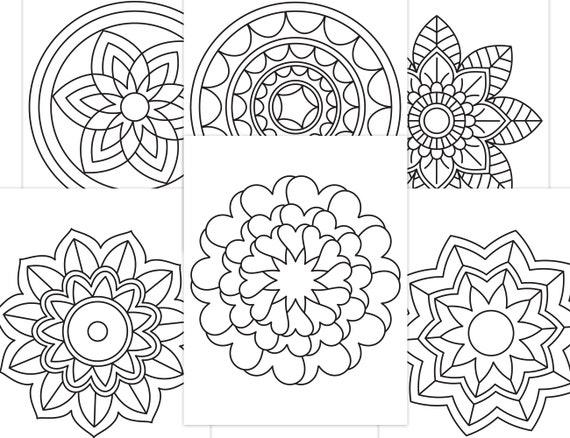 Mandala Coloring Pages For Kids | Mindfulness Coloring Pages | Mindfullness  | Made By Teachers