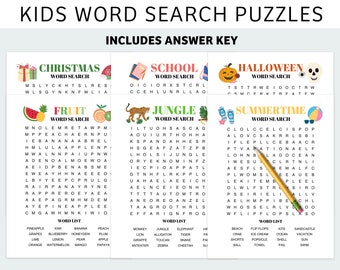 Printable Word Search | Kids Puzzles | Kids Activities | Word Search Puzzle | Kids Games | PDF Download