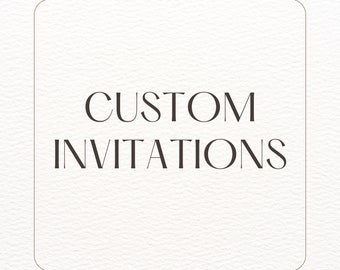 Custom invitations, kids custom birthday party invites, signs, thank you cards, rsvp cards, thank you cards, gift tags, printing service