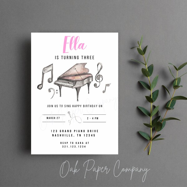 Piano Recital Etsy