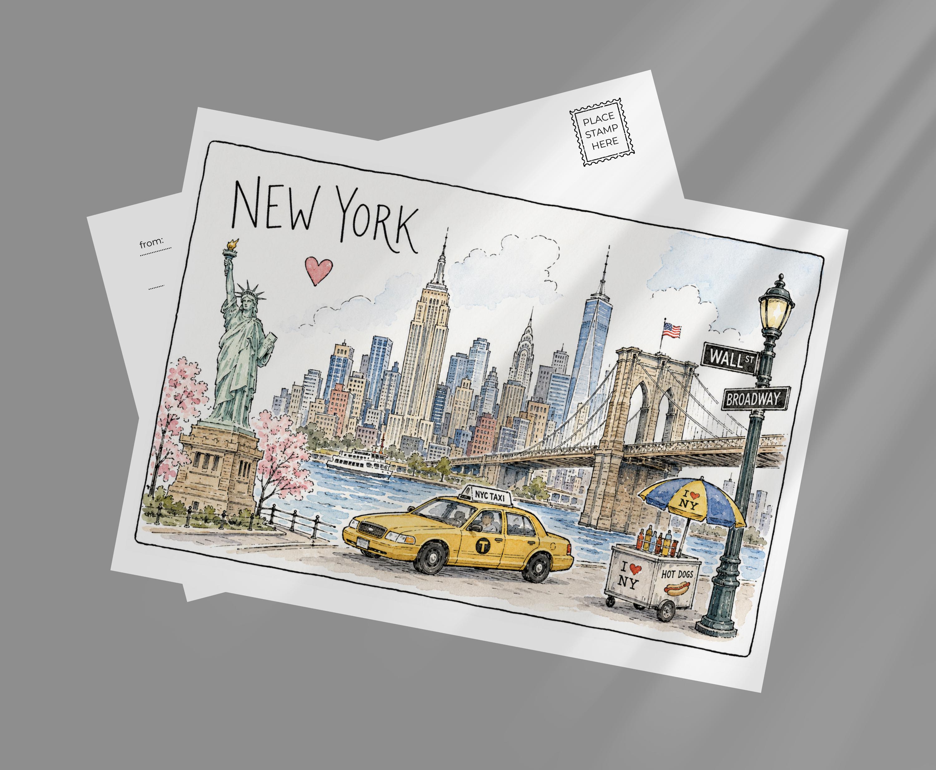 Brooklyn Postcards - Etsy