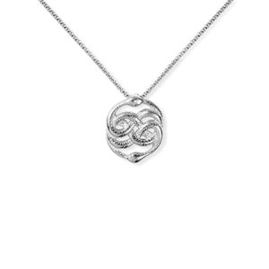Necklace with particular tonto pendant, in steel.