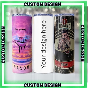 Custom 20oz Stainless Steel Tumbler | Personalized Design