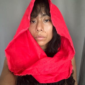 paranoid × allergy Hooded Scarf RSNJ106 - UPF40 Hooded Scarf – Los Angeles Apparel