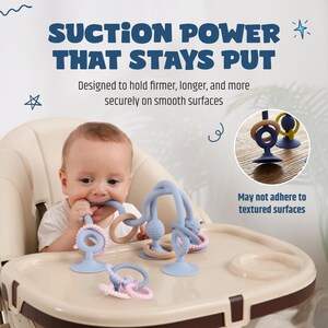 Jumble Jangle Baby Teething Toy – High Chair Suction Teether Toy for Babies, Infants and Toddlers 0–24+ Months image 4