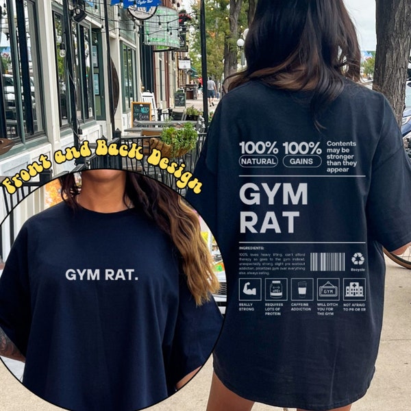 Gym Rat Shirt Pump Cover Shirt Oversized Workout Shirt Funny Gym Shirt Women Pump Cover Gift For Gym Rat Weightlifting Gift For Her