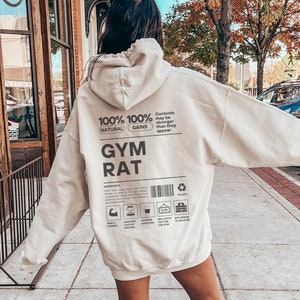 Gym Rat Hoodie Pump Cover Gym Sweatshirt Women Trendy Gym Hoodie Women Pump Cover Gym Shirt Oversized Workout Hoodie Gift For Gym Lover