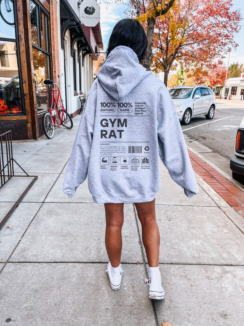 Gym Rat Hoodie, Pump Cover Women, Lifting Sweatshirt, Muscle Mommy
